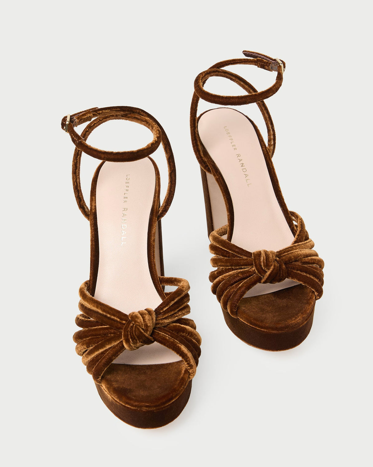 Rivka Brown Velvet Platform Sandal - Loeffler Randall Sale