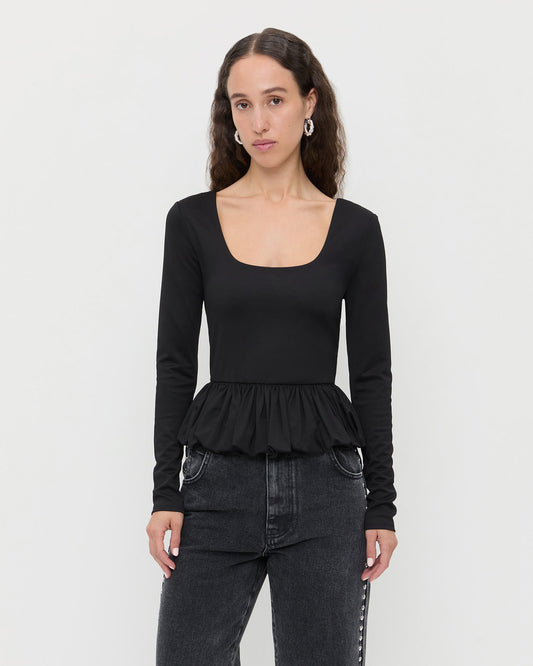 Posie Peplum Top - Loeffler Randall Quality